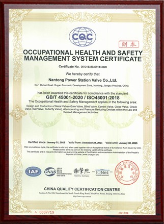 職業(yè)健康安全管理體系認證（英文）